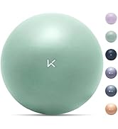 KEEP Pilates Small Exercise Ball Anti-Burst - Thickened Yoga Ball With Pump for Physical Therapy,...