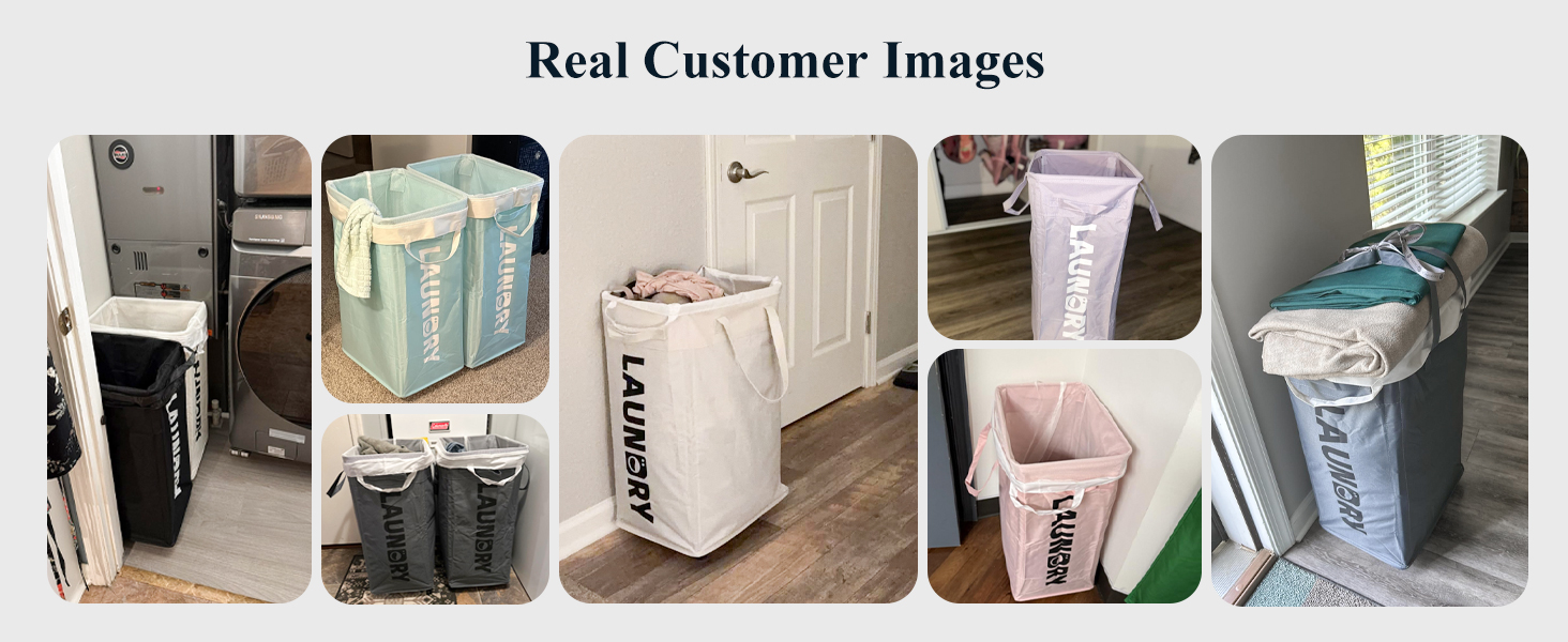 Goodpick Laundry Basket with Wheels