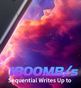 Fikwot 1TB External SSD, Portable SSD, Up to 2000MB/s, USB 3.2 Gen2x2 External Solid State Drives...