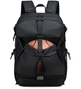UtiaMiaoGonGo Basketball Backpack with Ball and Shoes Compartment Large Basketball Bag Backpack f...