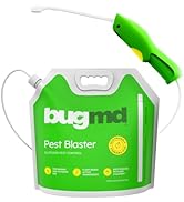 BugMD Pest Blaster Reusable Mixing Pouch &amp; Automatic Sprayer - Easy-to-Use Spray, Lightweight Pow...