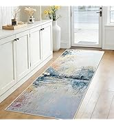 Gifeas Hallway Runner Rug, 2x6 Abstract Washable Runner Rugs with Non Slip Backing, Ultra Soft Mo...
