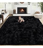 8x10 Area Rugs for Living Room: Fluffy Shag Soft Washable Rug Large Fuzzy Plush Indoor Carpet for...