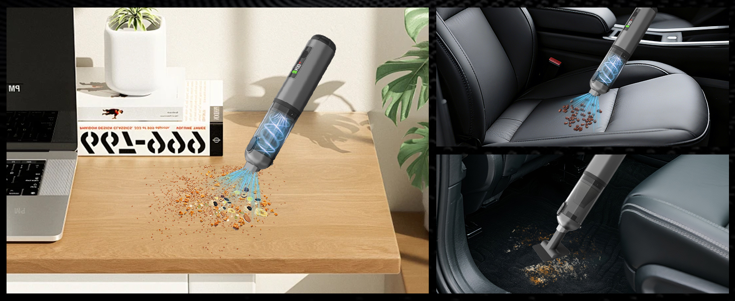 KedeeSparkle Cordless Car Vacuum Cleaner