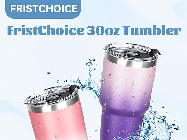 30oz tumbler with straw