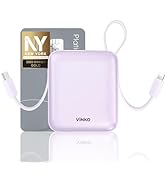 VINKO Portable Charger Power Bank with Built-in Cables, 22.5W Fast Charging 10000mAh Phone Charge...
