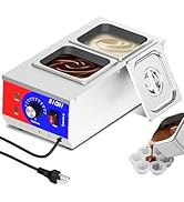 HTTSICHI Chocolate Tempering Machine - Commercial Chocolate Melting Machine w/ 7.5L Capacity and ...