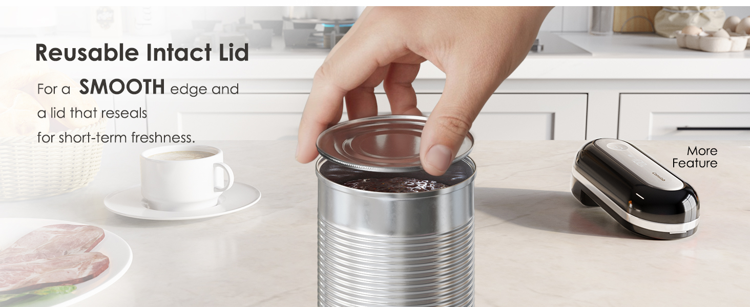 Patented Side-Cut Tech Leaves Intact Reusable Lid With Smooth Edge