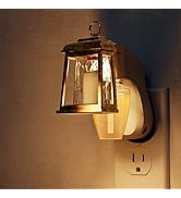 L LOHAS LED Wall Fragrance Plug in with Candle Night Light Compatible with Bath and Body Works Fr...