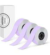Label Maker Tape Compatible with SUPVAN E10/D30/ORGSTA S001/ORGBRO X1, Continous 0.59inx22.96ft T...