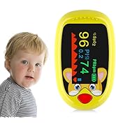 Pediatric Pulse Oximeter, Pulse Oximeter Oxygen Monitor Finger For Kids and Child Over 2,Children...