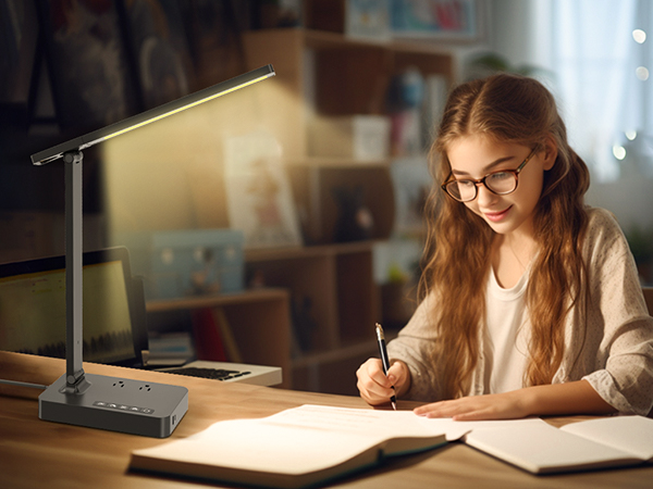 Desk Lamp with USB Charging Port