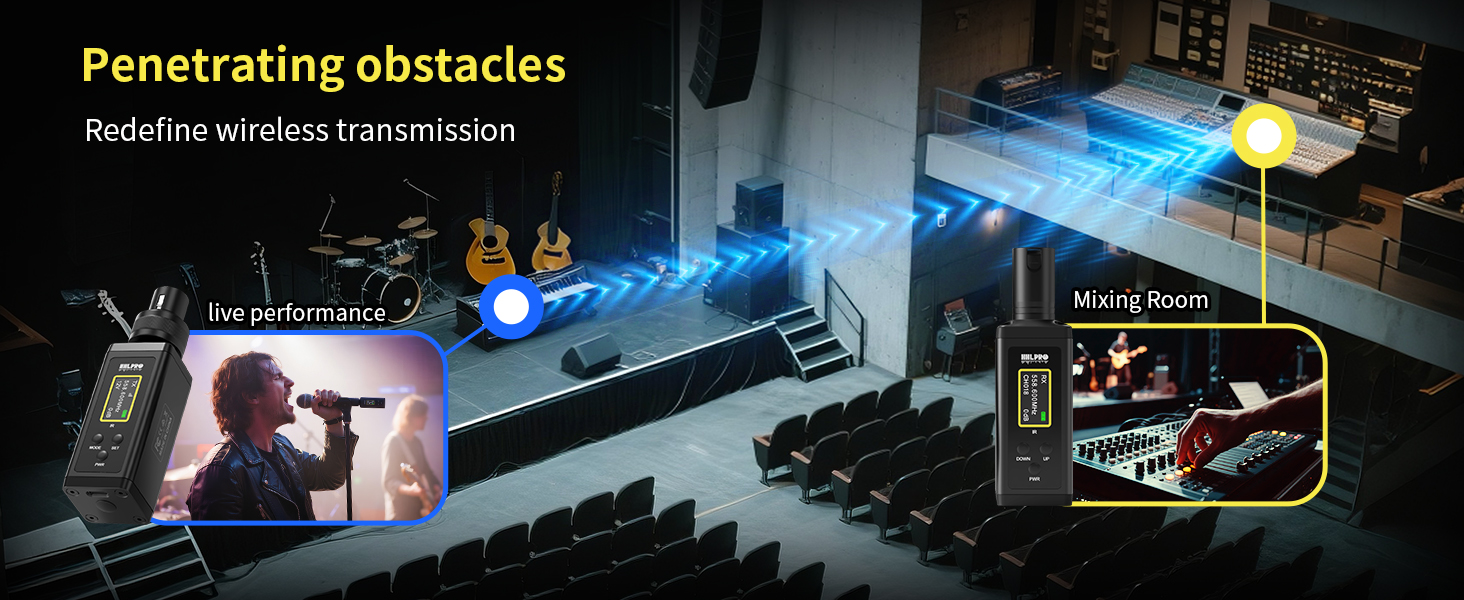 Wireless XLR Transmitter and Receiver