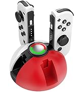 HEIYING Charger Dock for Nintendo Switch/Switch OLED JoyCon, Switch Controller Charging Station f...