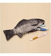Rosojodg Pencil Box Pen with Zipper Realistic Case Pouch Shape Fish Bag Pen Pencil Make-up Office...