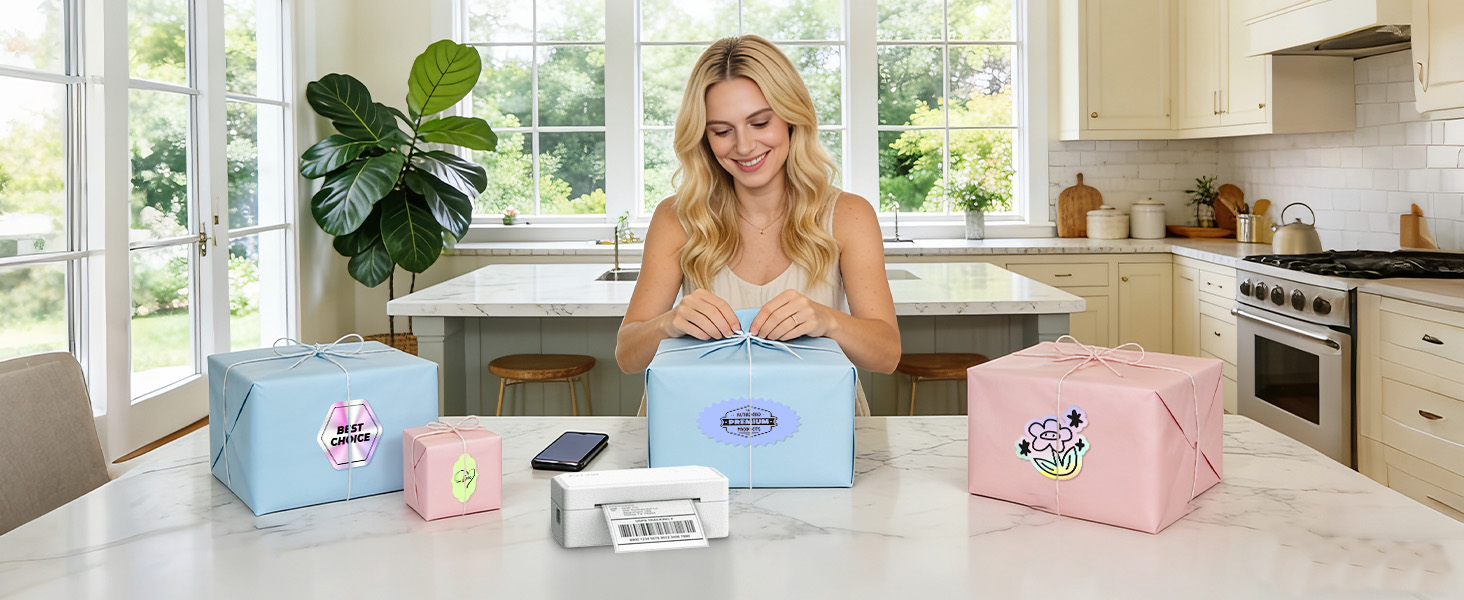 Arrvel label maker for Custom Gift Labels Shipping Labels