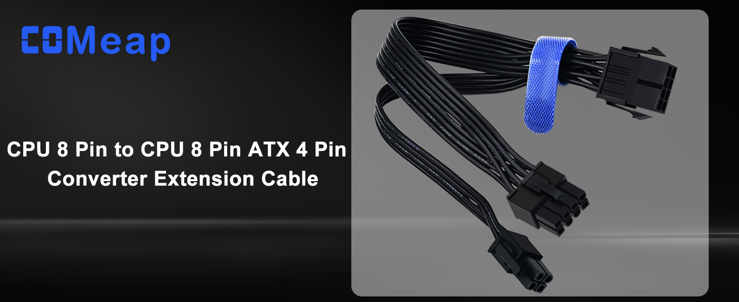 CPU 8 pin to 8+4 pin Power Adapter