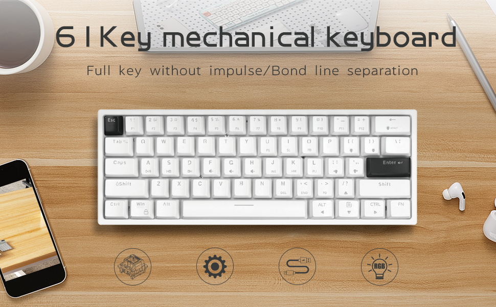 61 key keyboard