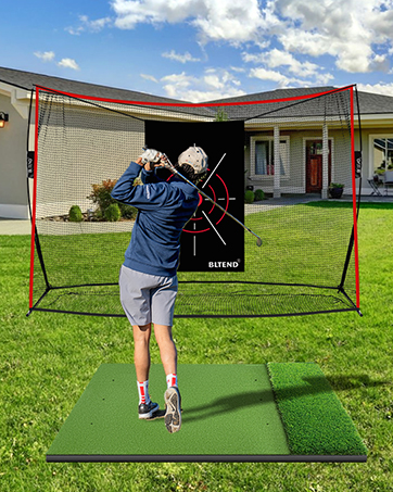 golf hitting mat