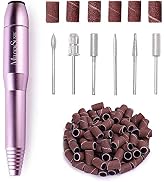 MelodySusie Portable Electric Nail Drill,PC120B Compact Efile Electrical Professional Nail File K...