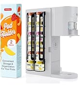 IMPRESA [Holds 12 Pods] Pod Holder for Ninja Thirsti Pods, Saves Space -- Mountable Pod Storage H...