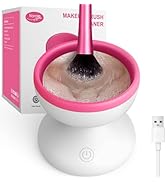 Electric Makeup Brush Cleaner Machine - USB Powered, Automatic Makeup Brush Cleaner for Fast and ...