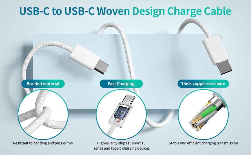 usb c charger block compatible with iphone 15 charger