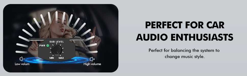 bass control knob for car