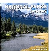2026-2027 Calendar for Wall, National Parks Calendar 2026-2027 from June 2026 - December 2027, 12...