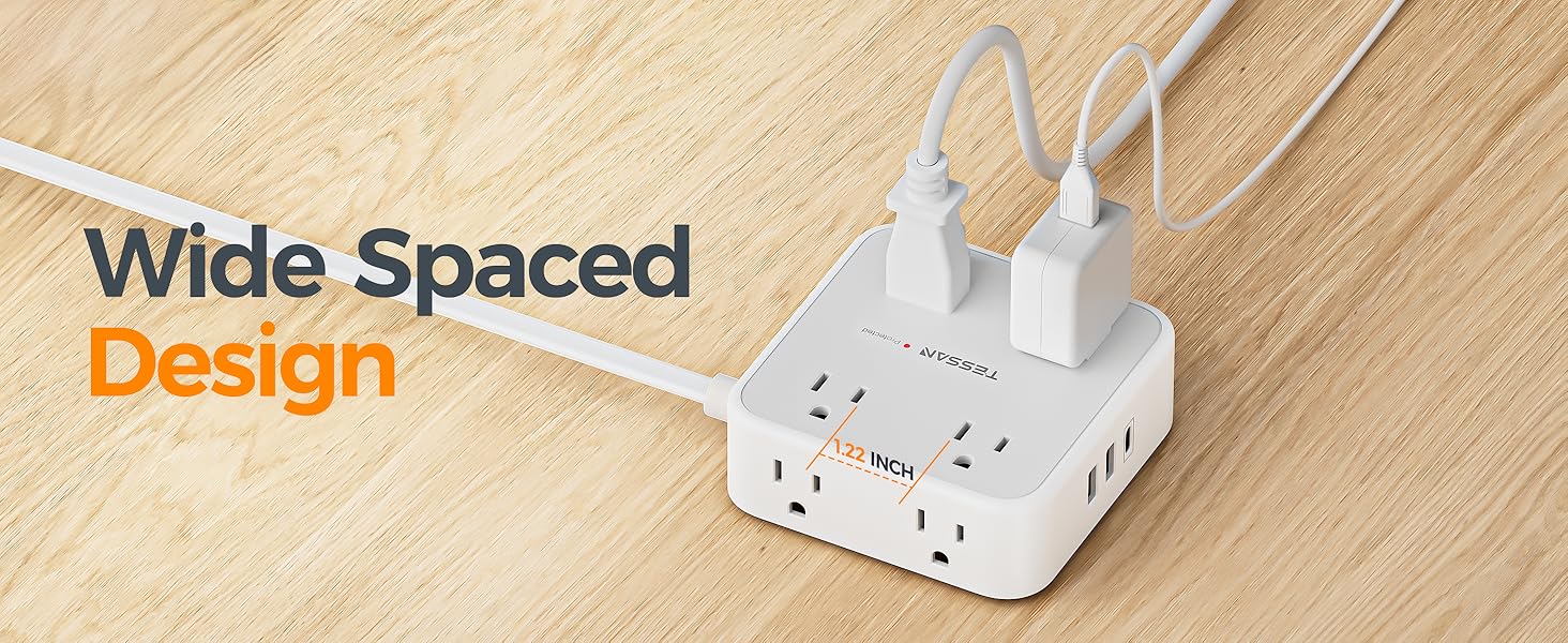 Widely Spaced Outlets