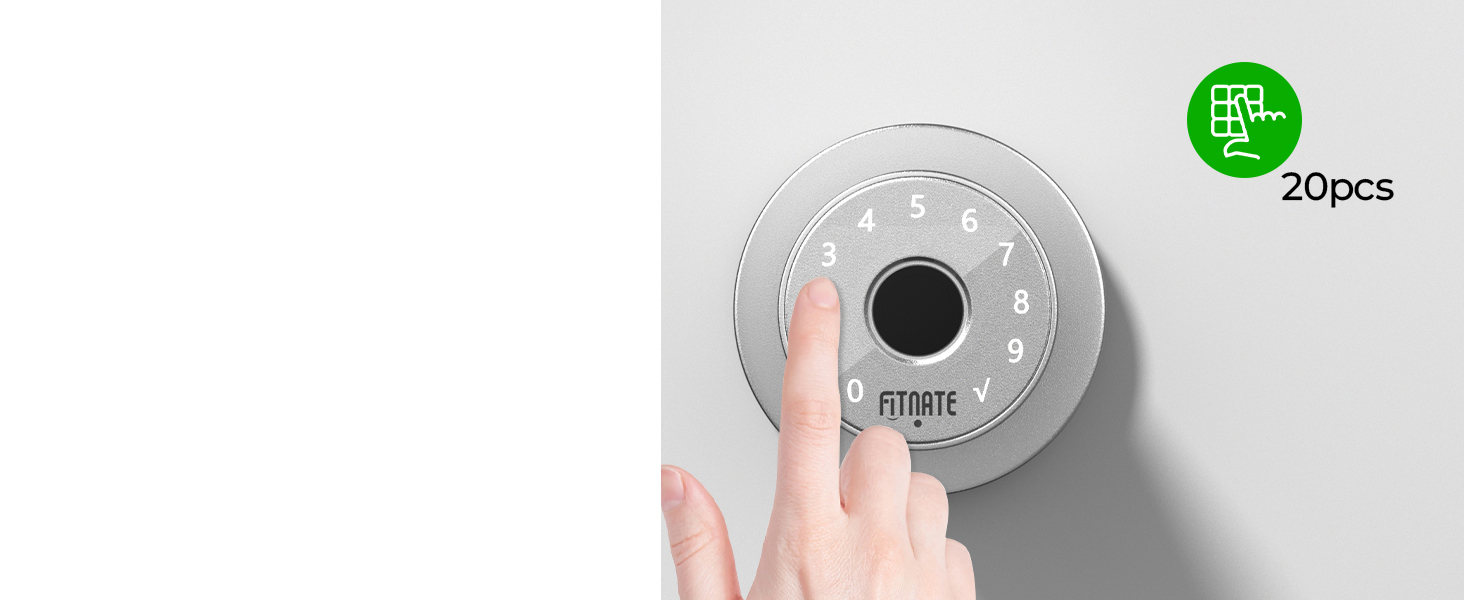 fingerprint door lock with keypad