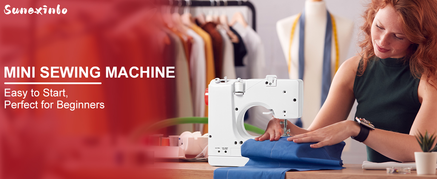 Mini Sewing Machine, Easy to Start and Beginner Friendly