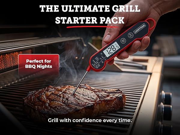 Grillmaster 3-piece BBQ gift set presented as an ideal gift for grilling and BBQ enthusiasts