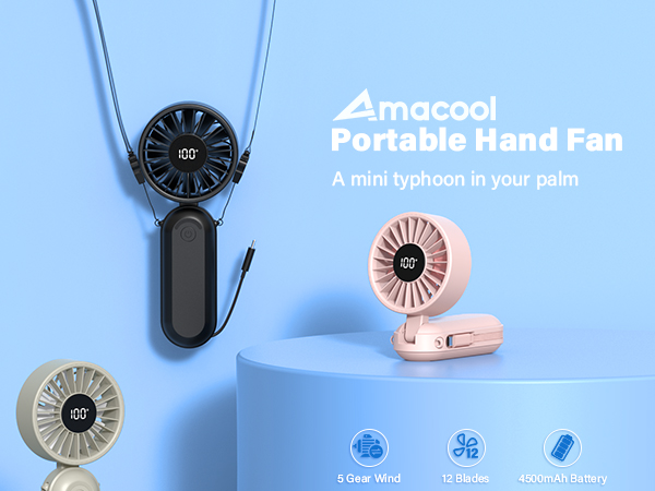 small portable handheld fan