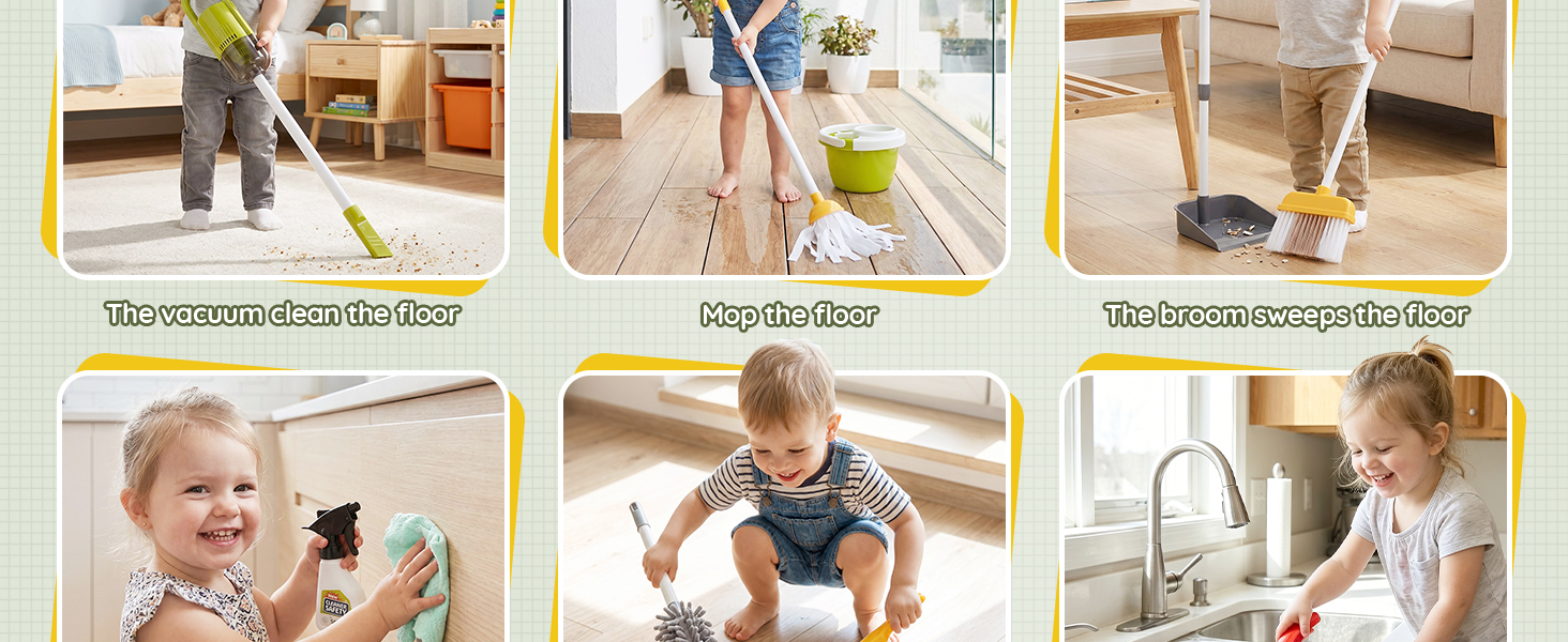 kids cleaning set