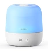 Clarston 2L Cool Mist Humidifier for Bedroom with 360° Adjustable Nozzle, High and Low Mist Level...