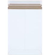 BOX USA StayFlat Envelope 9"L x 11.5"W 100-Pack for Keeping Photos, Documents &amp; Artwork Protected...