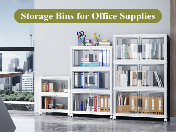 storage bins with lids
