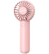 Coohea Handheld Fan Mini Portable Fan USB Rechargeable Battery Fan 3 Speeds Powerful Personal Fan...