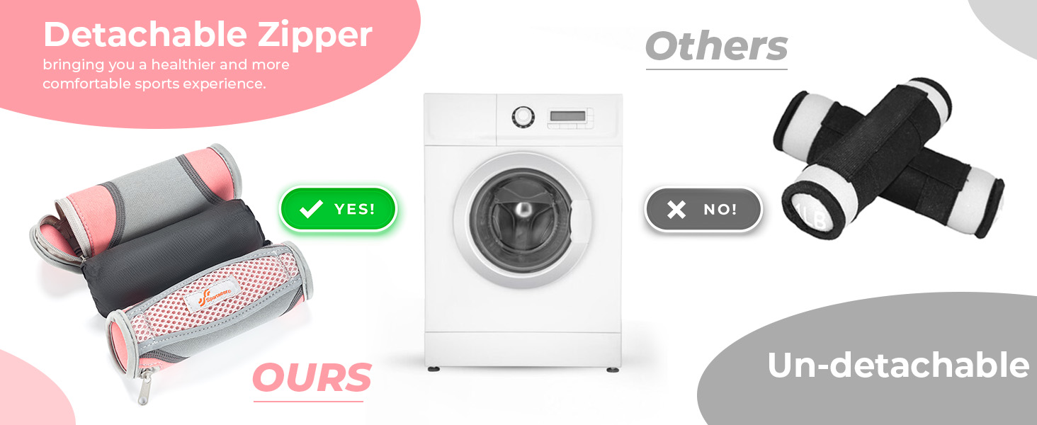 detachable hand weights