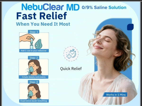 Easy Breathing Now with Saline for Inhalation