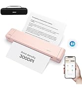 iDPRT Portable Printers Wireless for Travel, Thermal Printer Support 8.5" X 11" US Letter,Bluetoo...