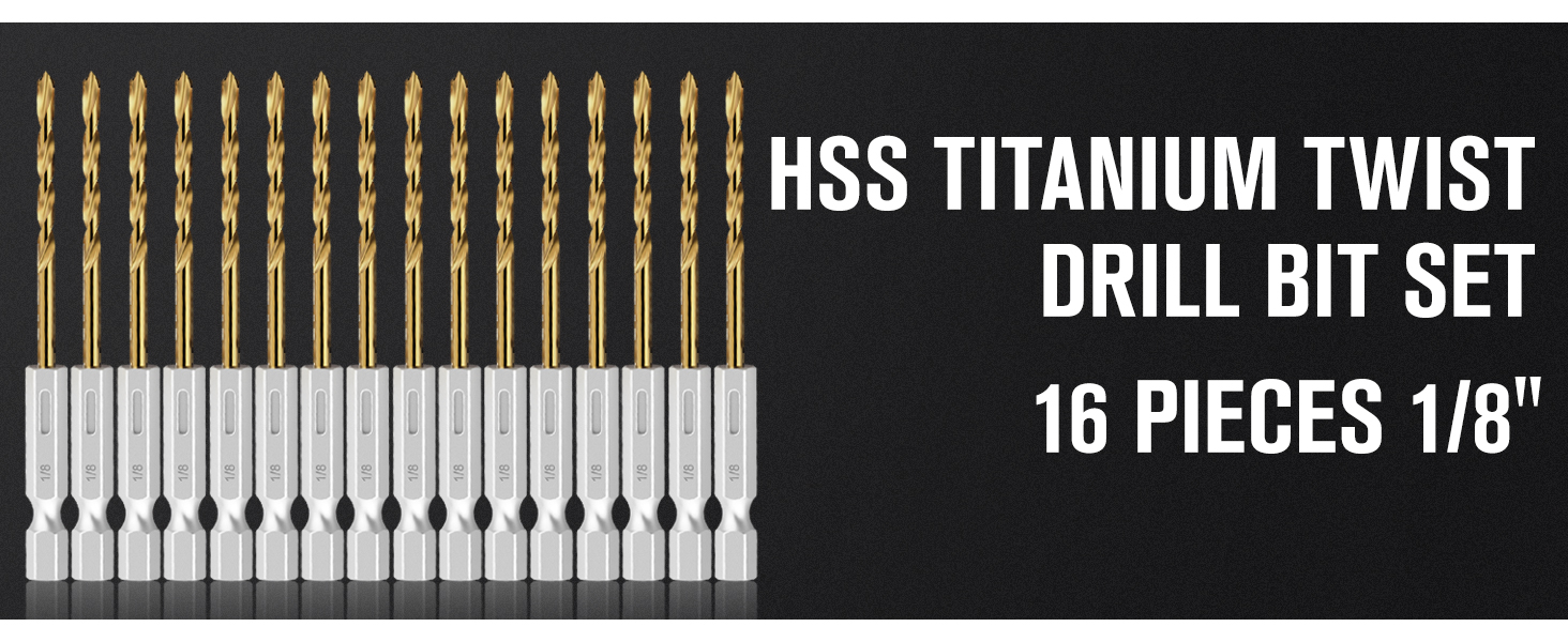 hss drill bit set