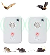 Bat Deterrent Devices: Plug in Bat Deterrent for Attic,Outdoors &amp; Indoors - Bats Removal Keep Awa...
