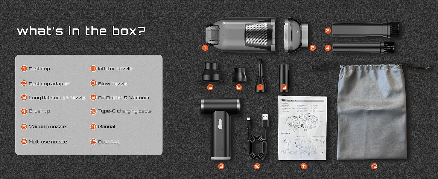 compressed air duster rechargeable