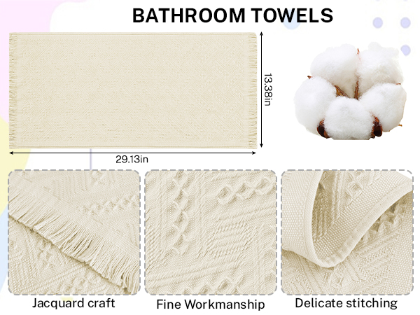 Luxury Decorative Cotton Hand Towels