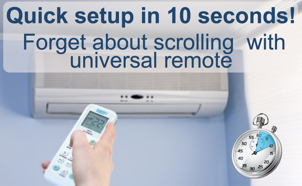 HQRP Universal A/C Remote