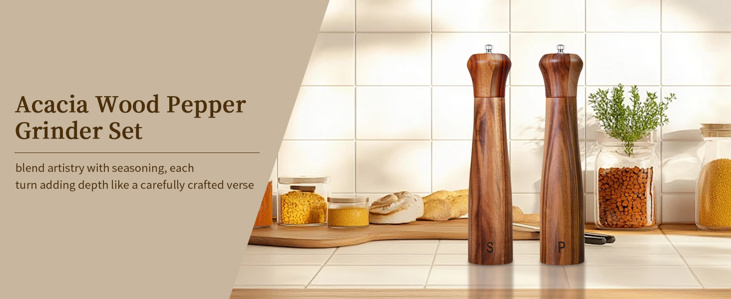 salt and pepper grinder set