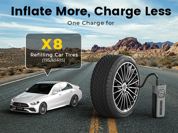 Tire Inflator Portable Air Compressor