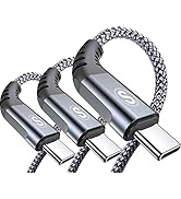 USB C Cable 3.1A Fast Charging [3Pack,10ft+6.6ft+3.3ft], sweguard USB-A to USB-C Charger Nylon Br...